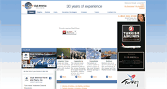 Desktop Screenshot of clubamericatravel.com